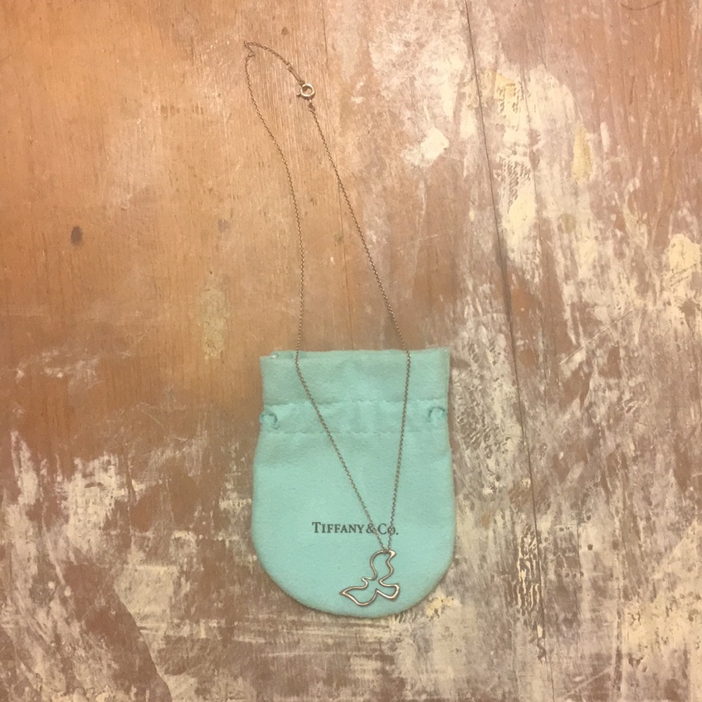 Tiffany & Co. Silver Dove Necklace